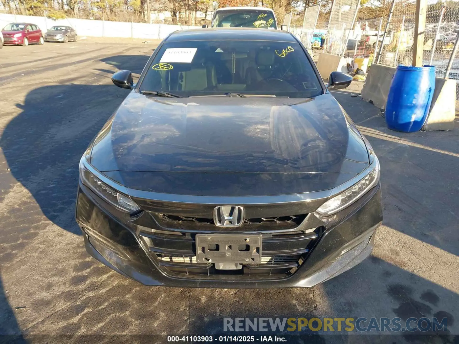 11 fotografías del automóvil dañado 1HGCV1F37LA154405 HONDA ACCORD 2020
