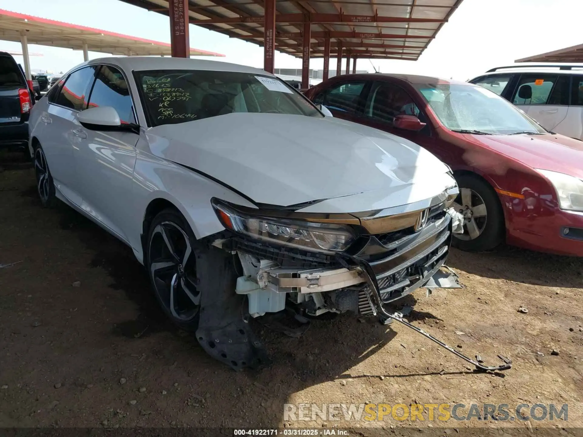 1 fotografías del automóvil dañado 1HGCV1F38LA067791 HONDA ACCORD 2020