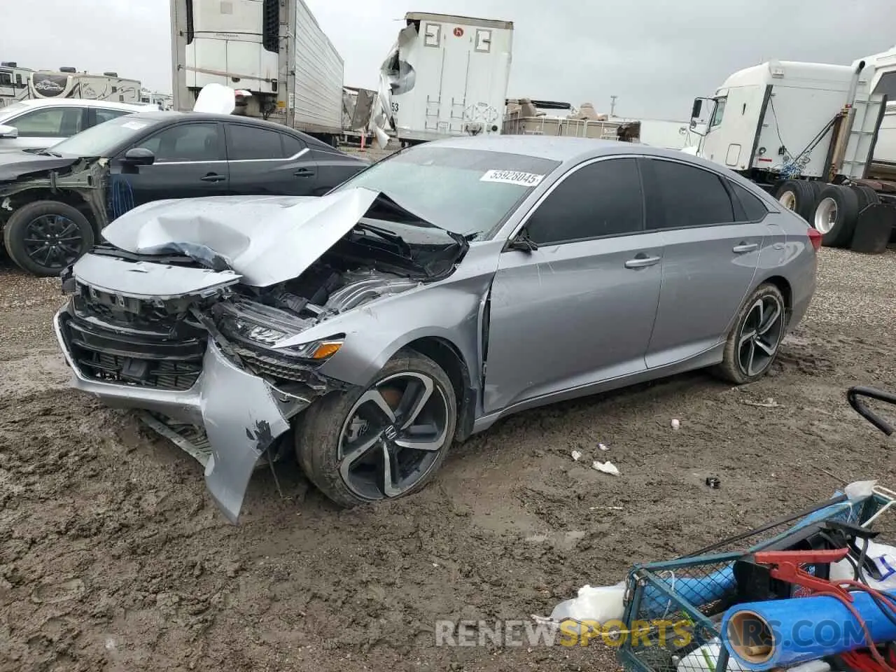 1 fotografías del automóvil dañado 1HGCV1F38LA084073 HONDA ACCORD 2020