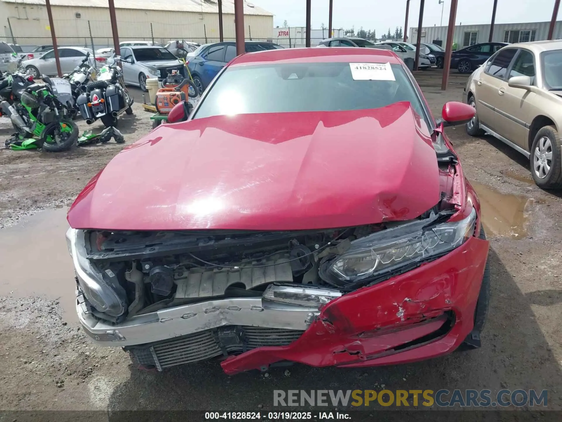 13 fotografías del automóvil dañado 1HGCV1F38LA136334 HONDA ACCORD 2020