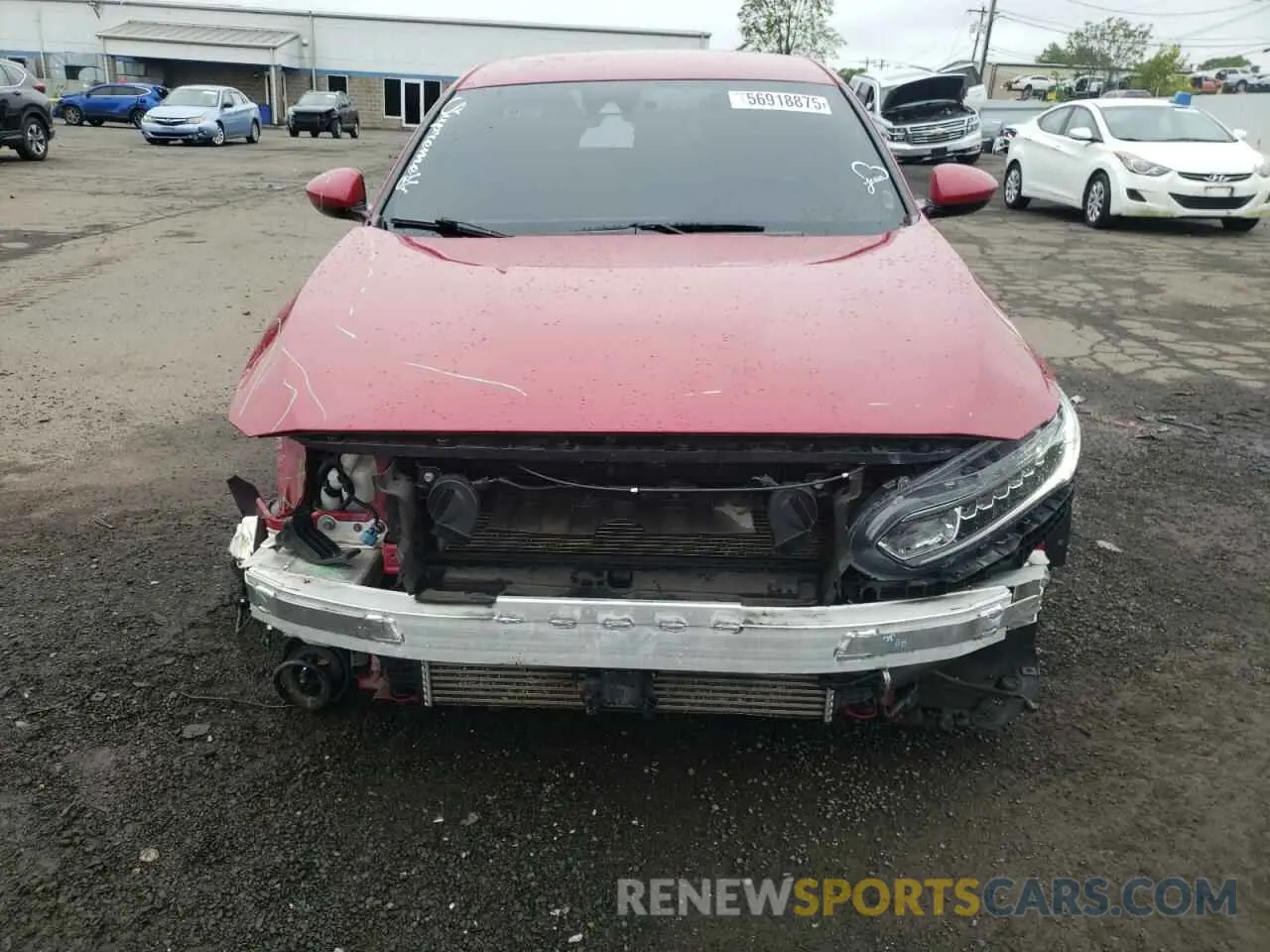 5 fotografías del automóvil dañado 1HGCV1F38LA136365 HONDA ACCORD 2020