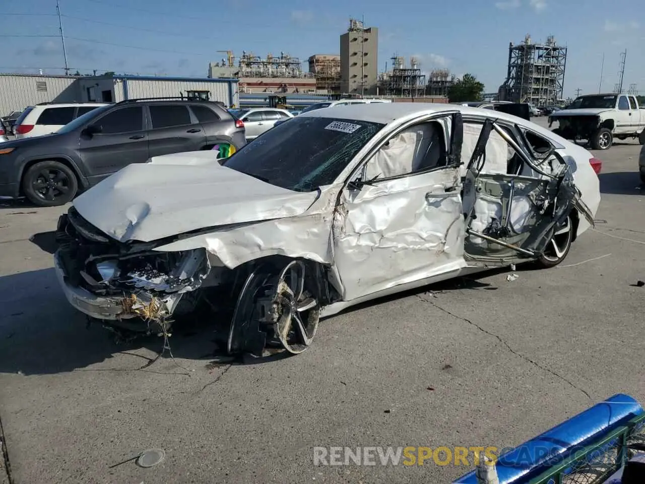1 fotografías del automóvil dañado 1HGCV1F38LA145034 HONDA ACCORD 2020