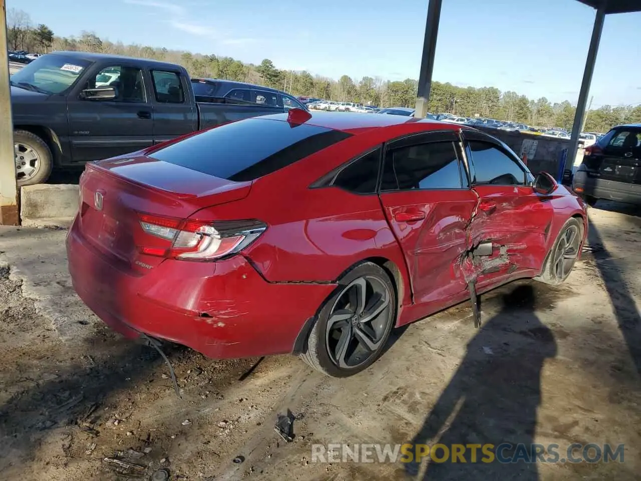 3 fotografías del automóvil dañado 1HGCV1F39LA022195 HONDA ACCORD 2020