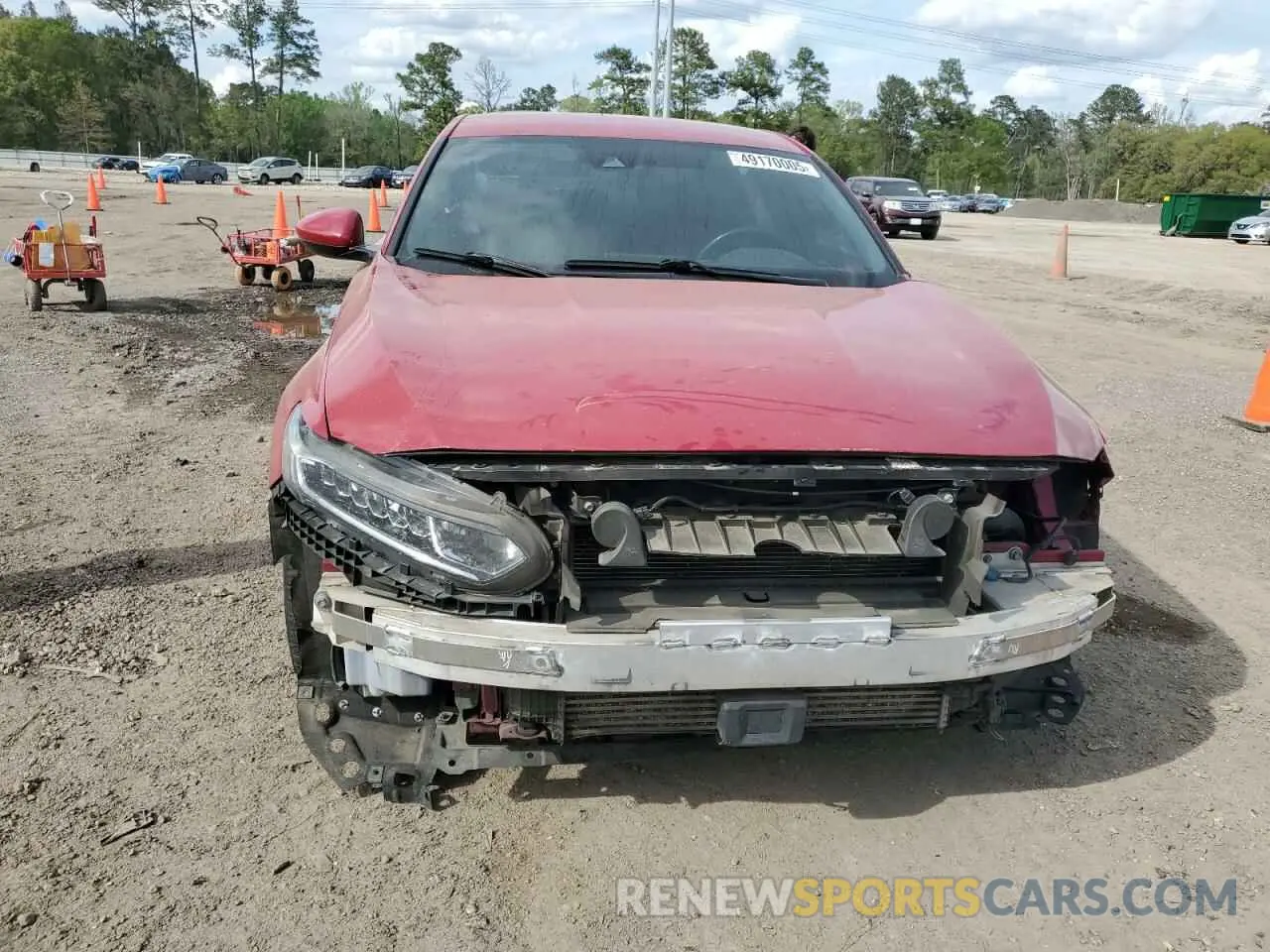 5 fotografías del automóvil dañado 1HGCV1F39LA043726 HONDA ACCORD 2020
