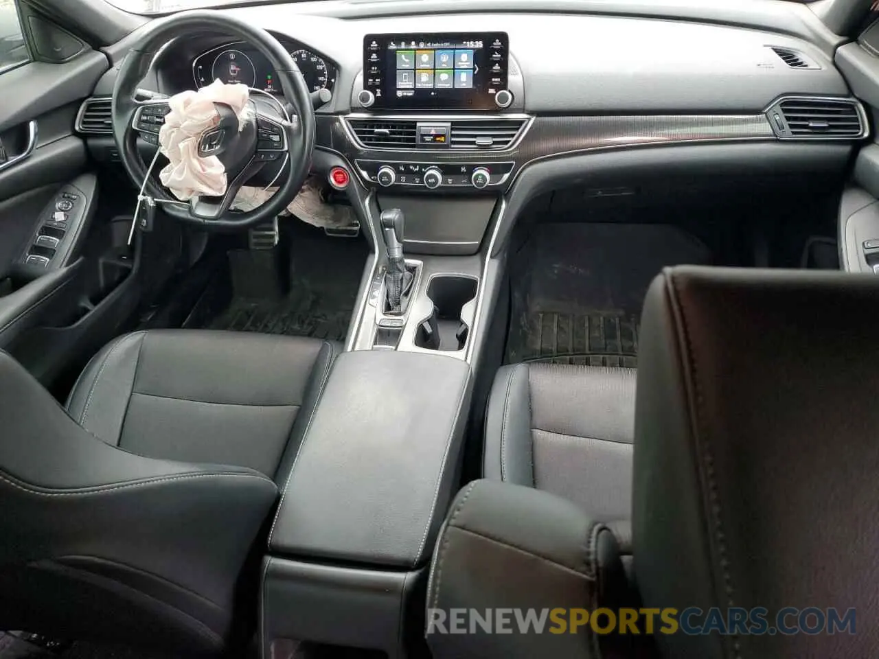 8 fotografías del automóvil dañado 1HGCV1F39LA125889 HONDA ACCORD 2020