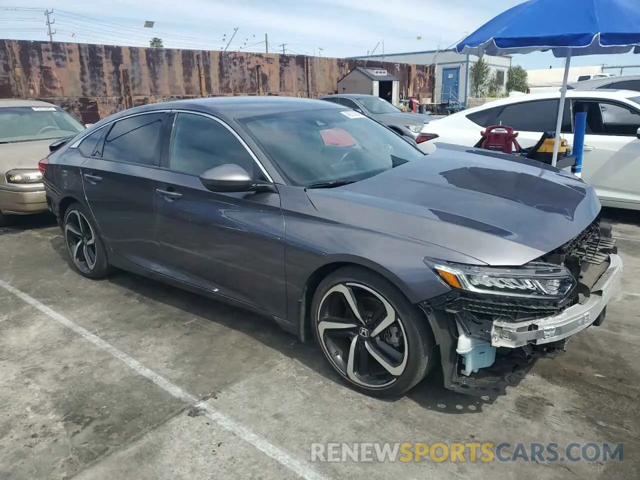 4 fotografías del automóvil dañado 1HGCV1F3XLA010184 HONDA ACCORD 2020