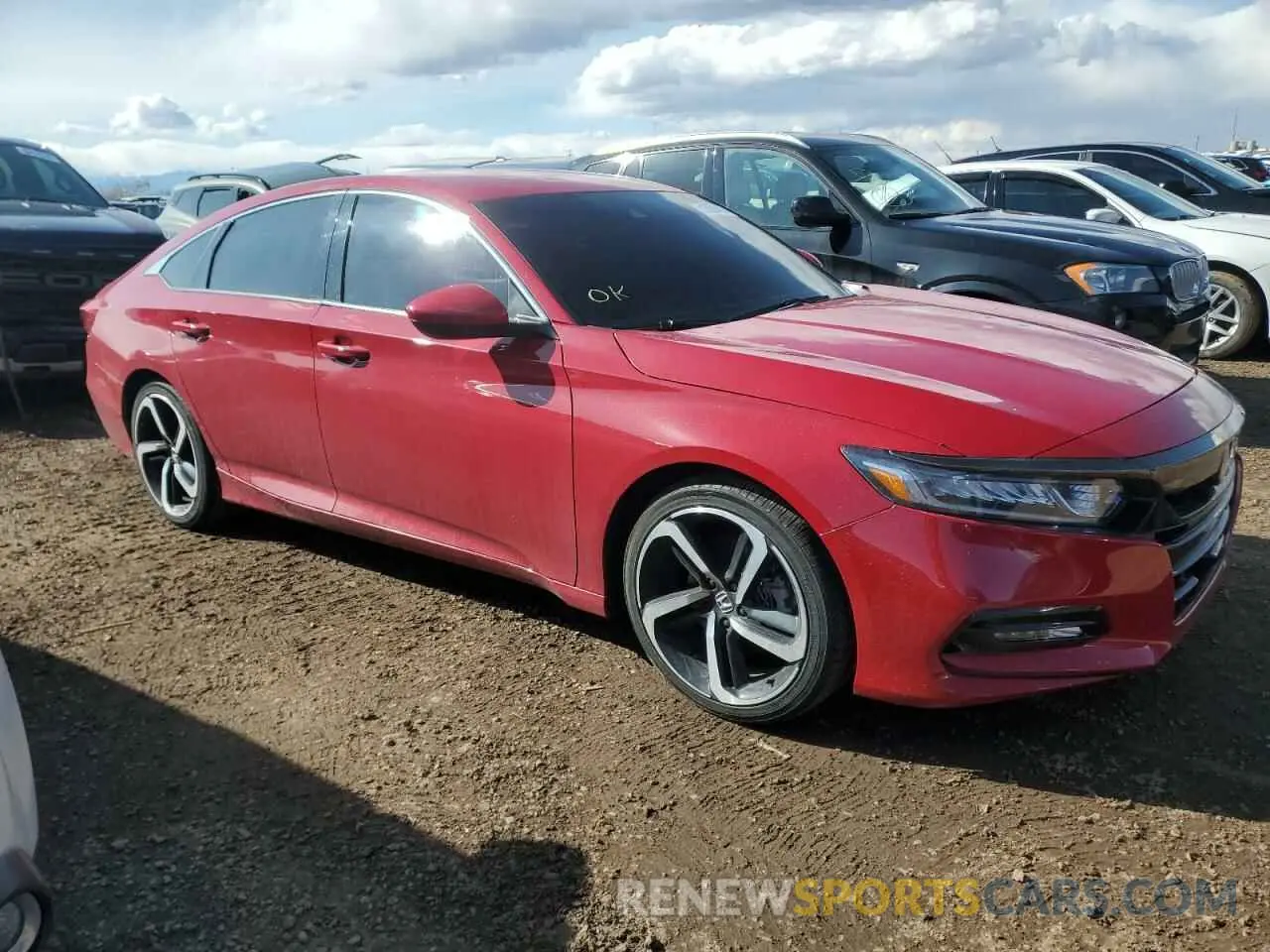 4 fotografías del automóvil dañado 1HGCV1F3XLA060924 HONDA ACCORD 2020
