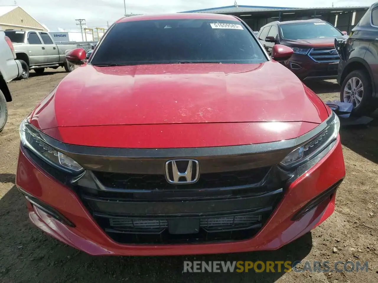 5 fotografías del automóvil dañado 1HGCV1F3XLA060924 HONDA ACCORD 2020