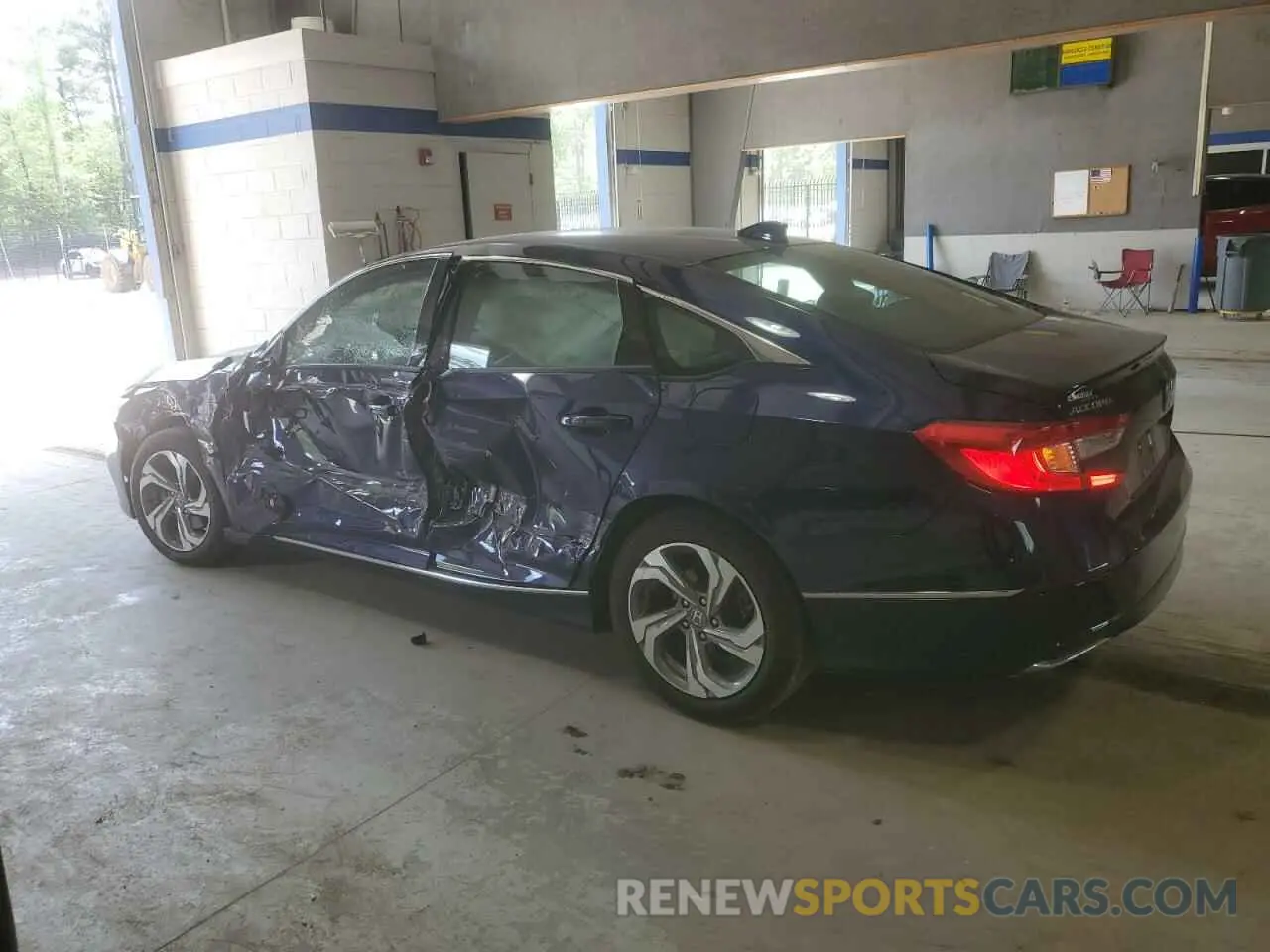2 fotografías del automóvil dañado 1HGCV1F40LA072315 HONDA ACCORD 2020
