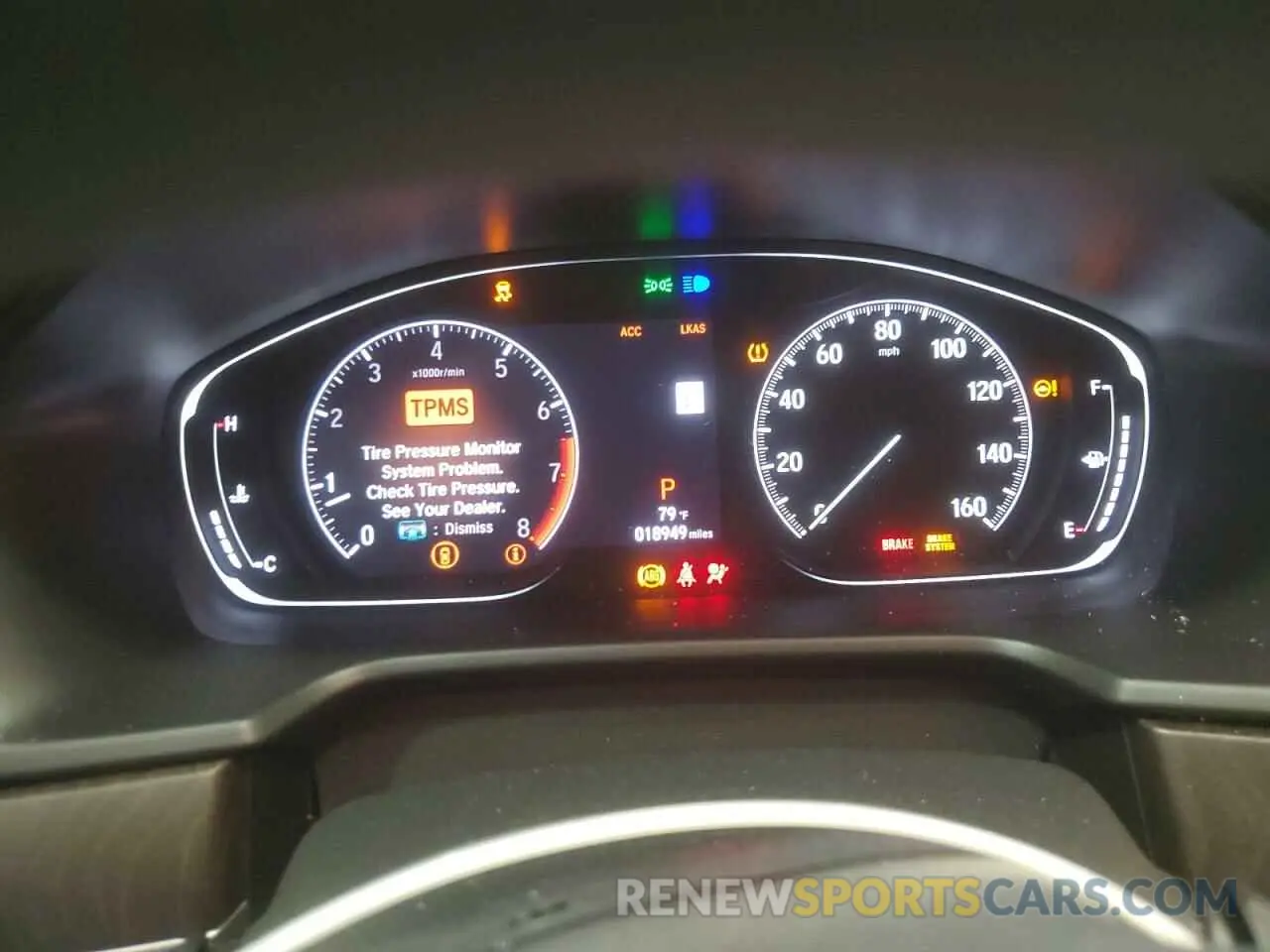 9 fotografías del automóvil dañado 1HGCV1F40LA072315 HONDA ACCORD 2020