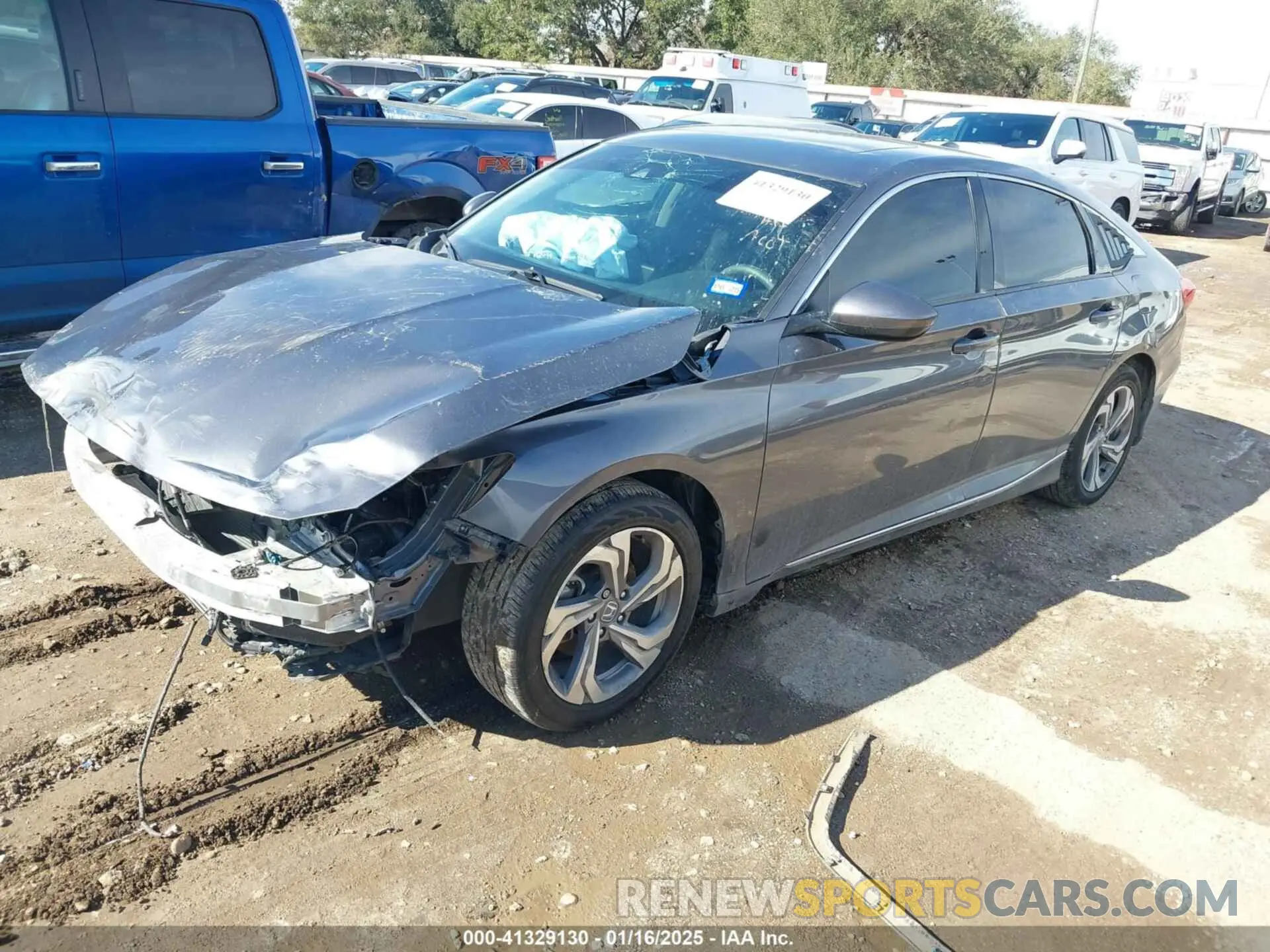 2 fotografías del automóvil dañado 1HGCV1F40LA075733 HONDA ACCORD 2020