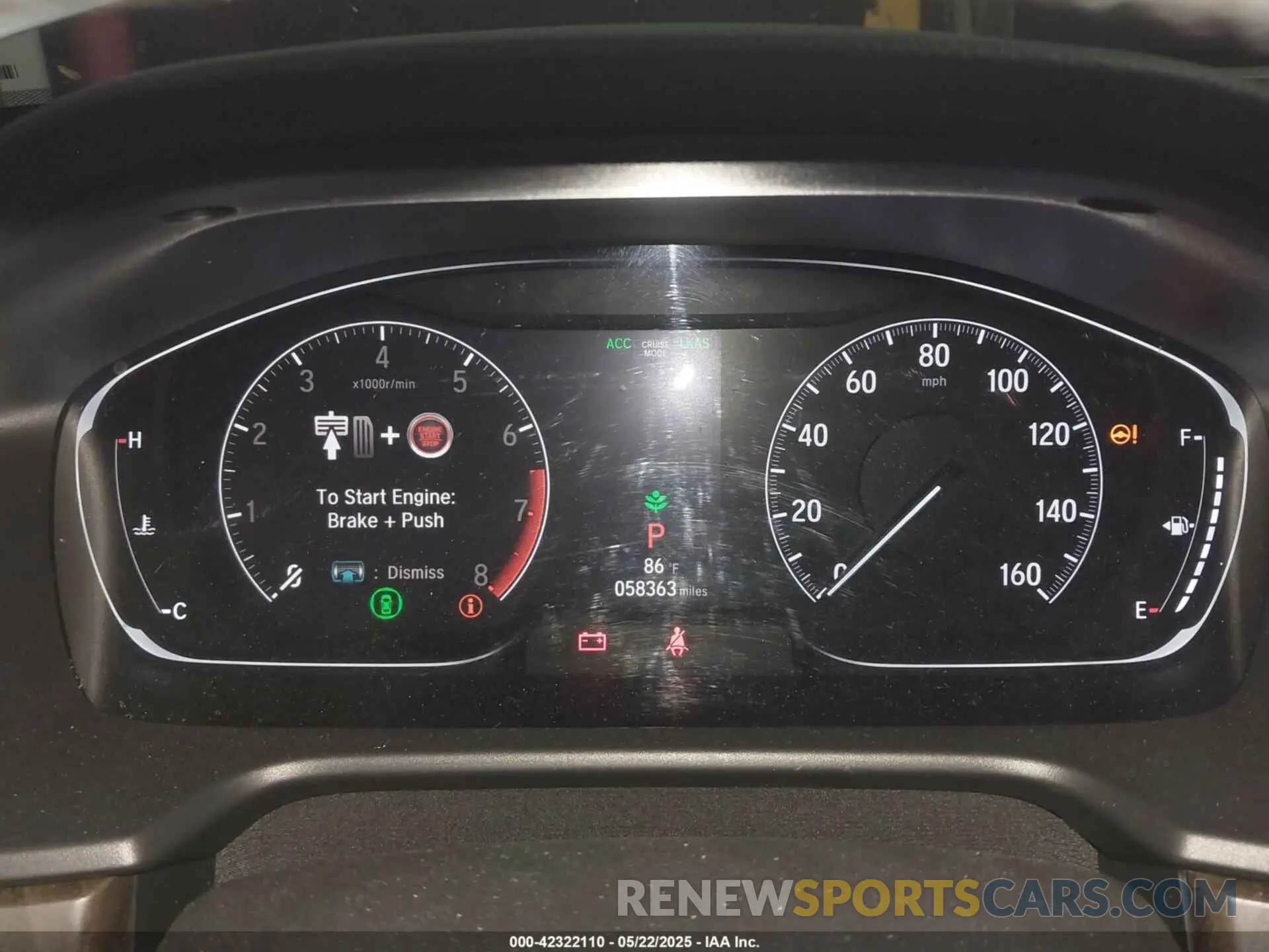7 fotografías del automóvil dañado 1HGCV1F42LA031992 HONDA ACCORD 2020