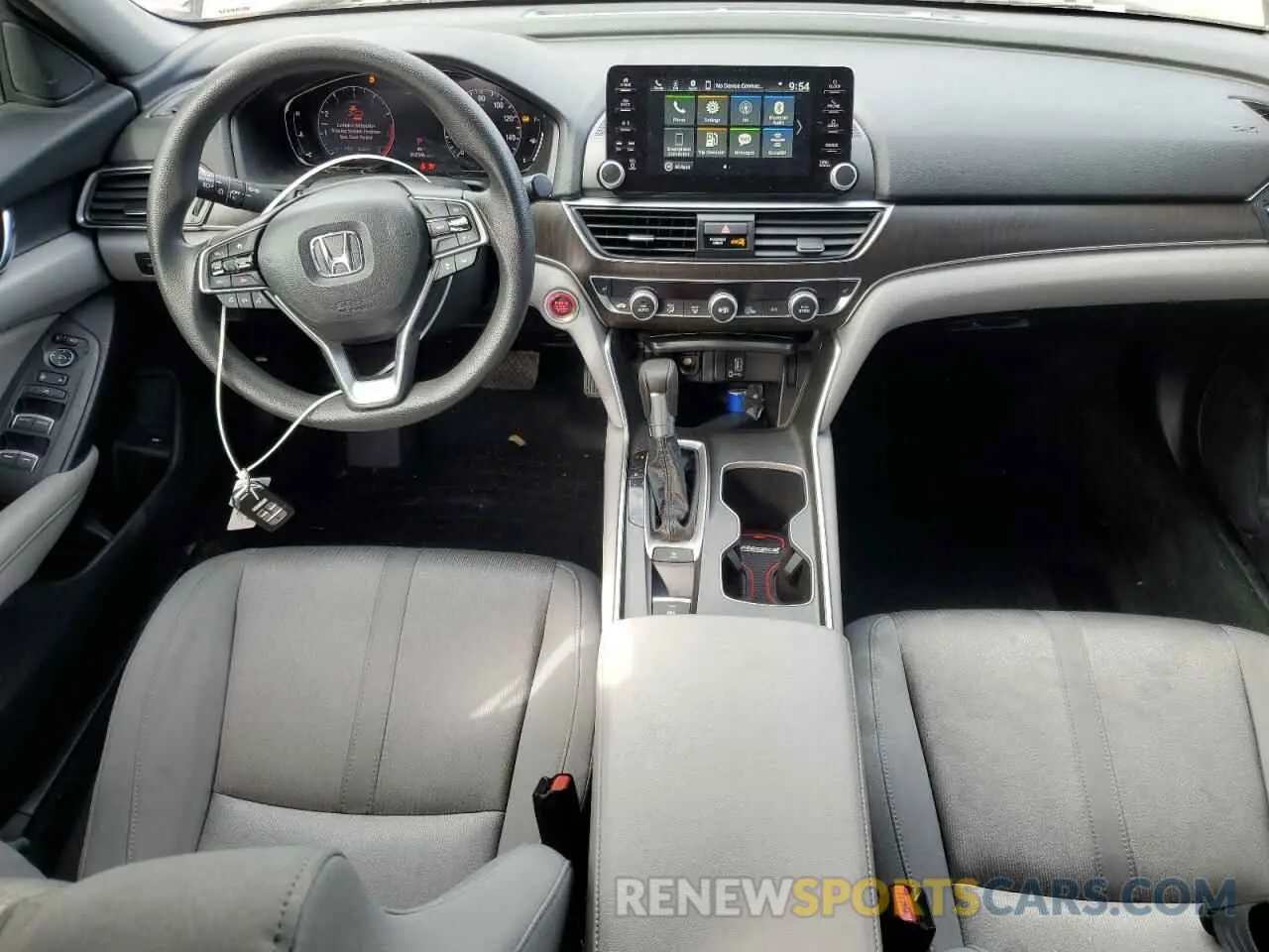 8 fotografías del automóvil dañado 1HGCV1F42LA059839 HONDA ACCORD 2020