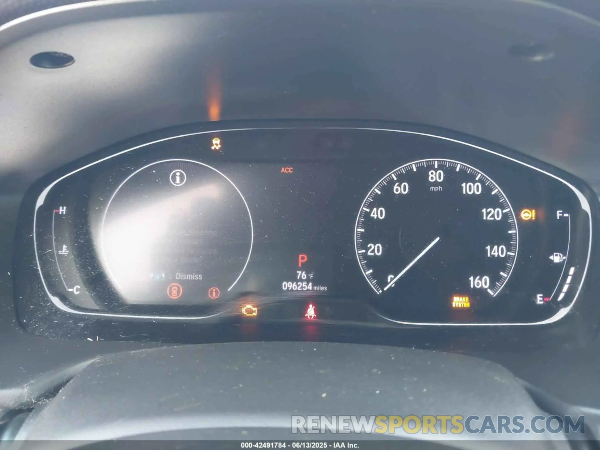 7 fotografías del automóvil dañado 1HGCV1F42LA140775 HONDA ACCORD 2020