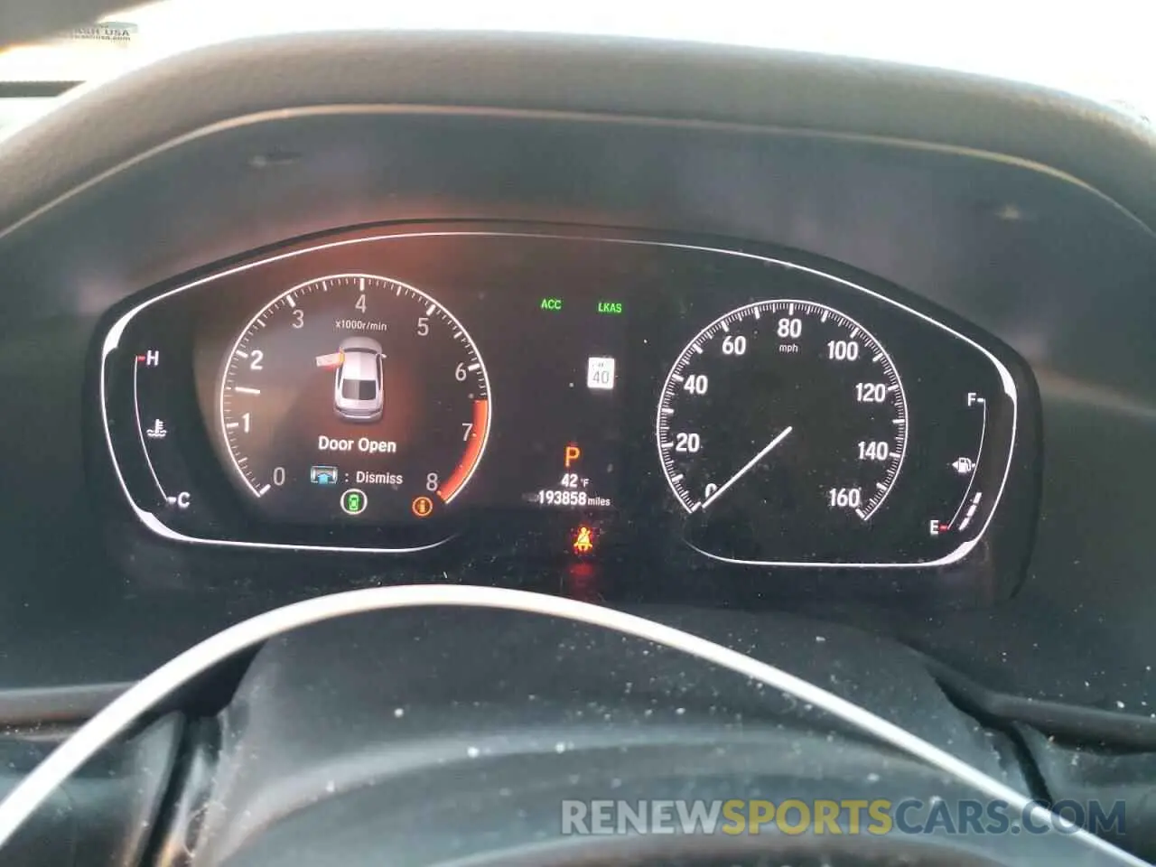 9 fotografías del automóvil dañado 1HGCV1F43LA121474 HONDA ACCORD 2020