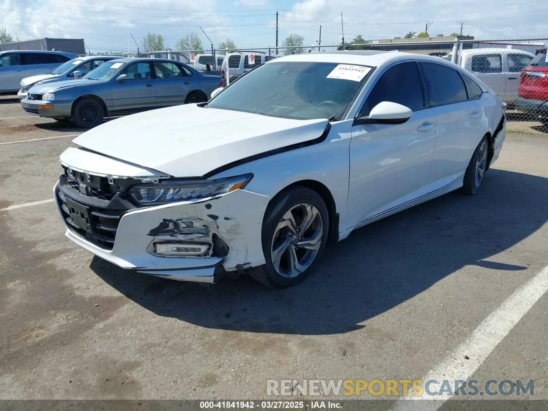 2 fotografías del automóvil dañado 1HGCV1F43LA144138 HONDA ACCORD 2020