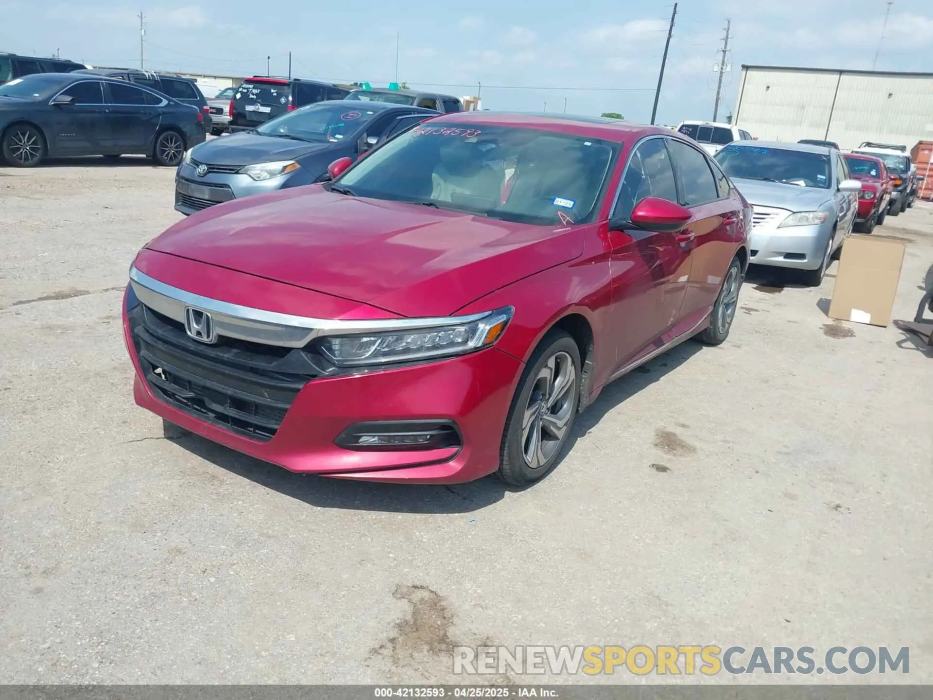 2 fotografías del automóvil dañado 1HGCV1F46LA006576 HONDA ACCORD 2020