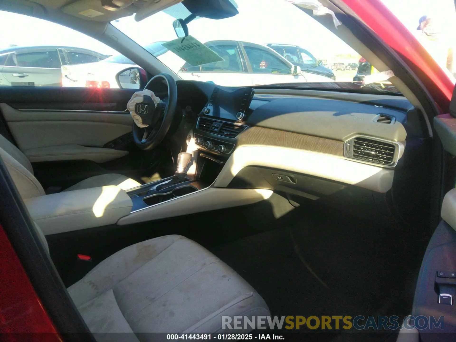 5 fotografías del automóvil dañado 1HGCV1F47LA058489 HONDA ACCORD 2020