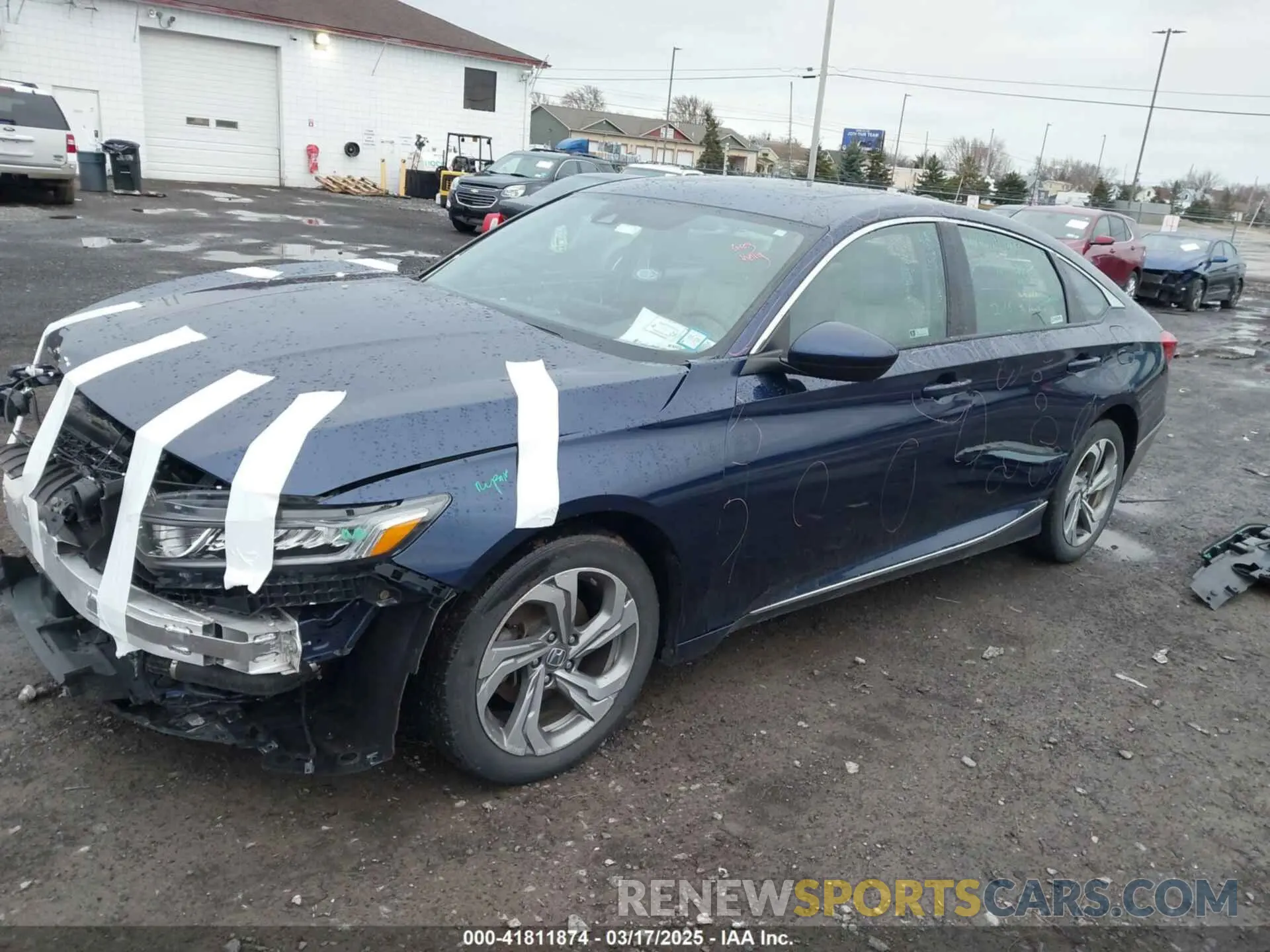 2 fotografías del automóvil dañado 1HGCV1F49LA072295 HONDA ACCORD 2020