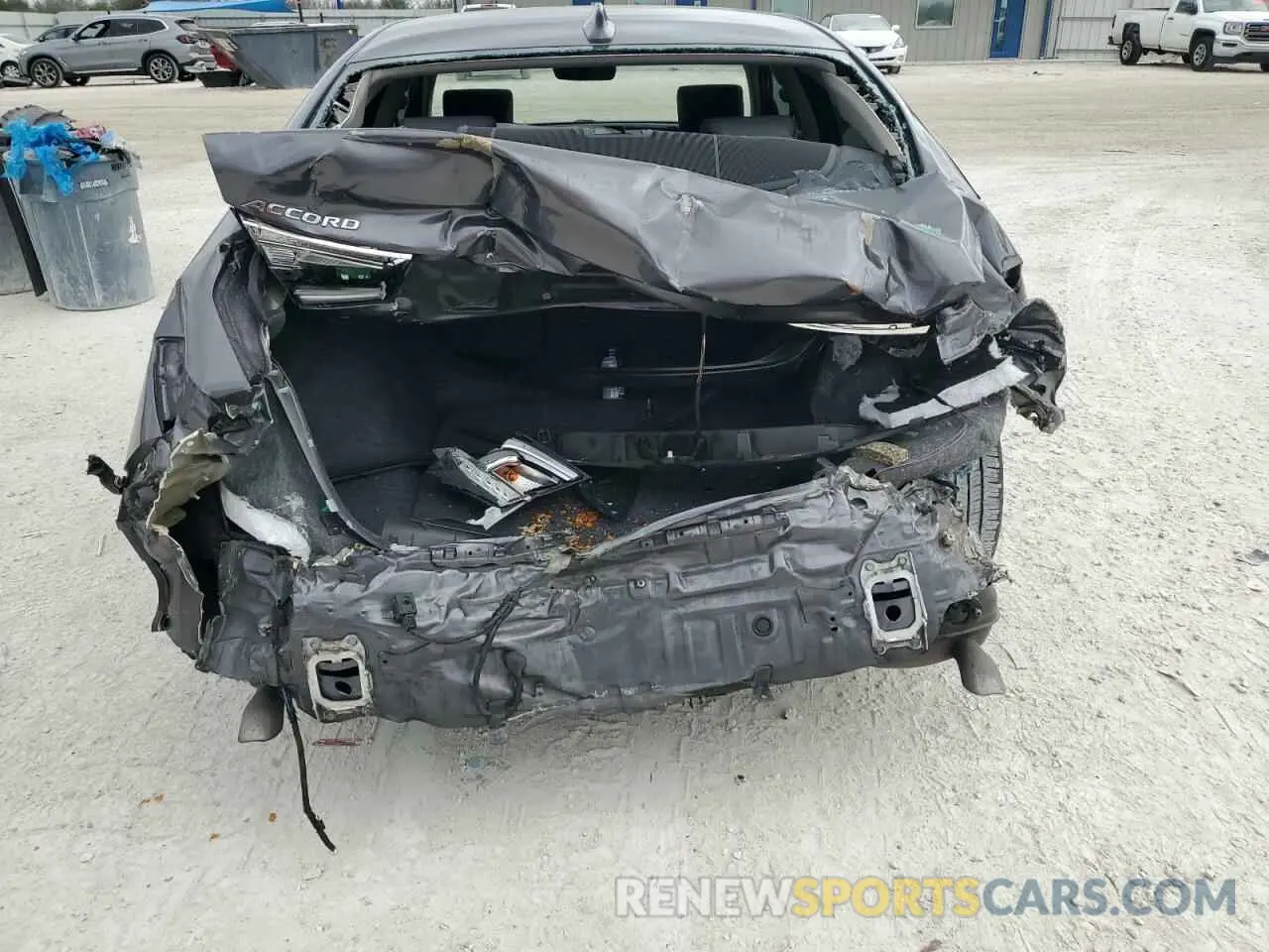 6 fotografías del automóvil dañado 1HGCV1F54LA011168 HONDA ACCORD 2020