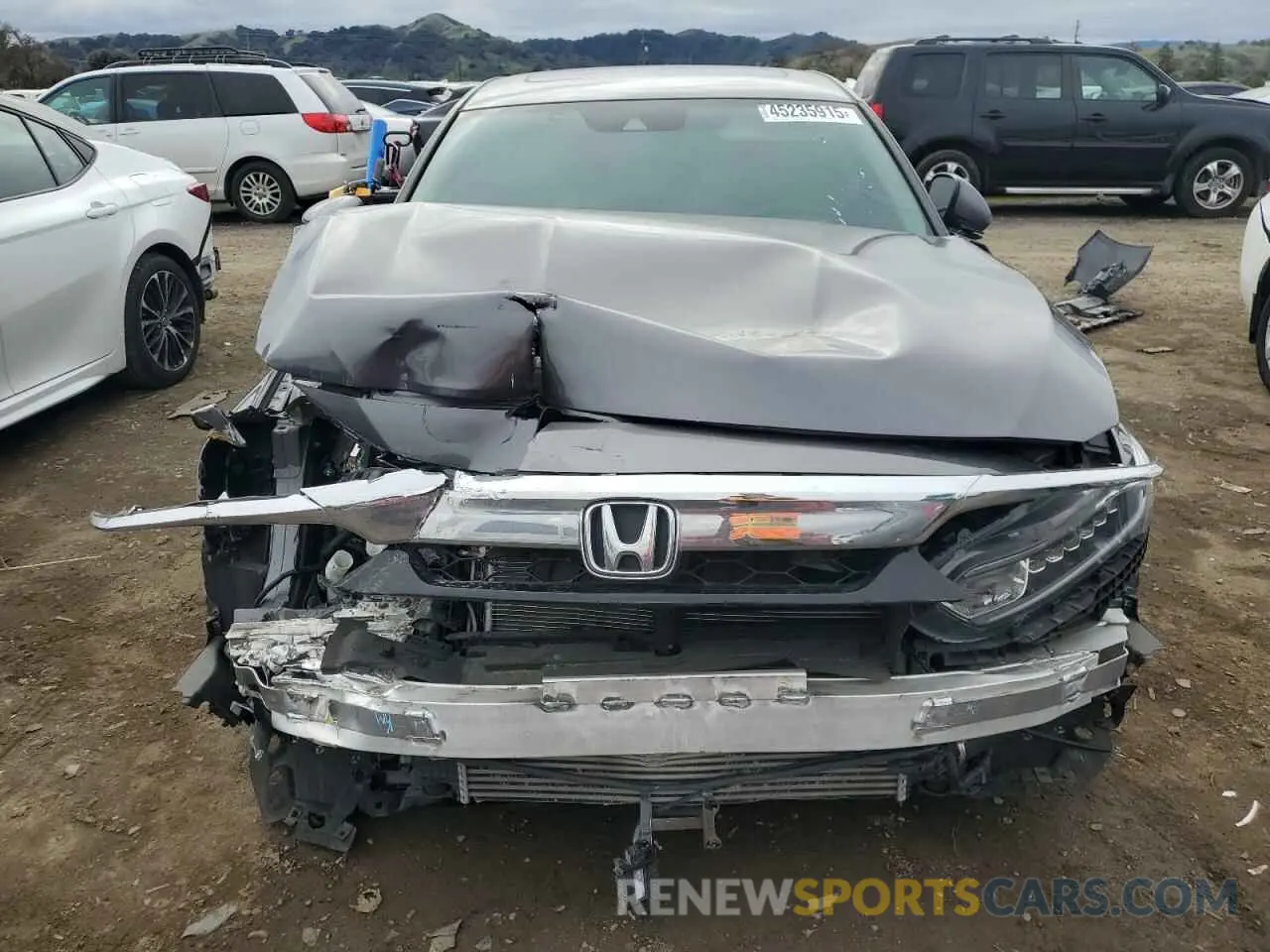 5 fotografías del automóvil dañado 1HGCV1F54LA011185 HONDA ACCORD 2020