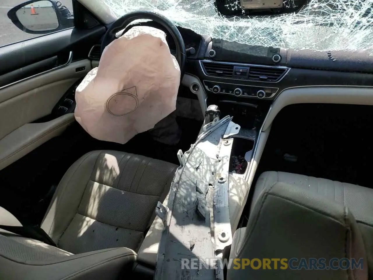 8 fotografías del automóvil dañado 1HGCV1F59LA054503 HONDA ACCORD 2020