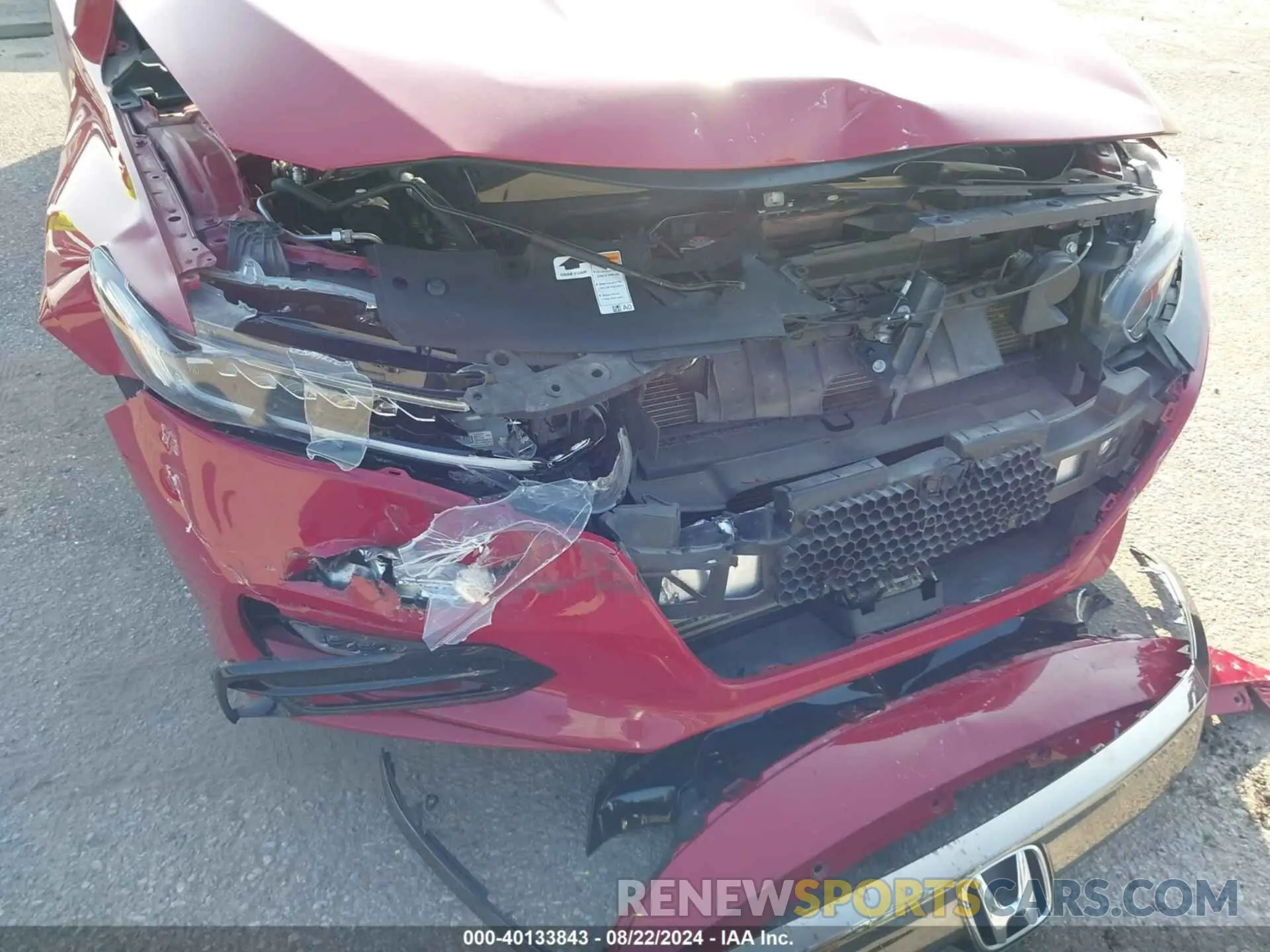 6 fotografías del automóvil dañado 1HGCV2F31LA015120 HONDA ACCORD 2020
