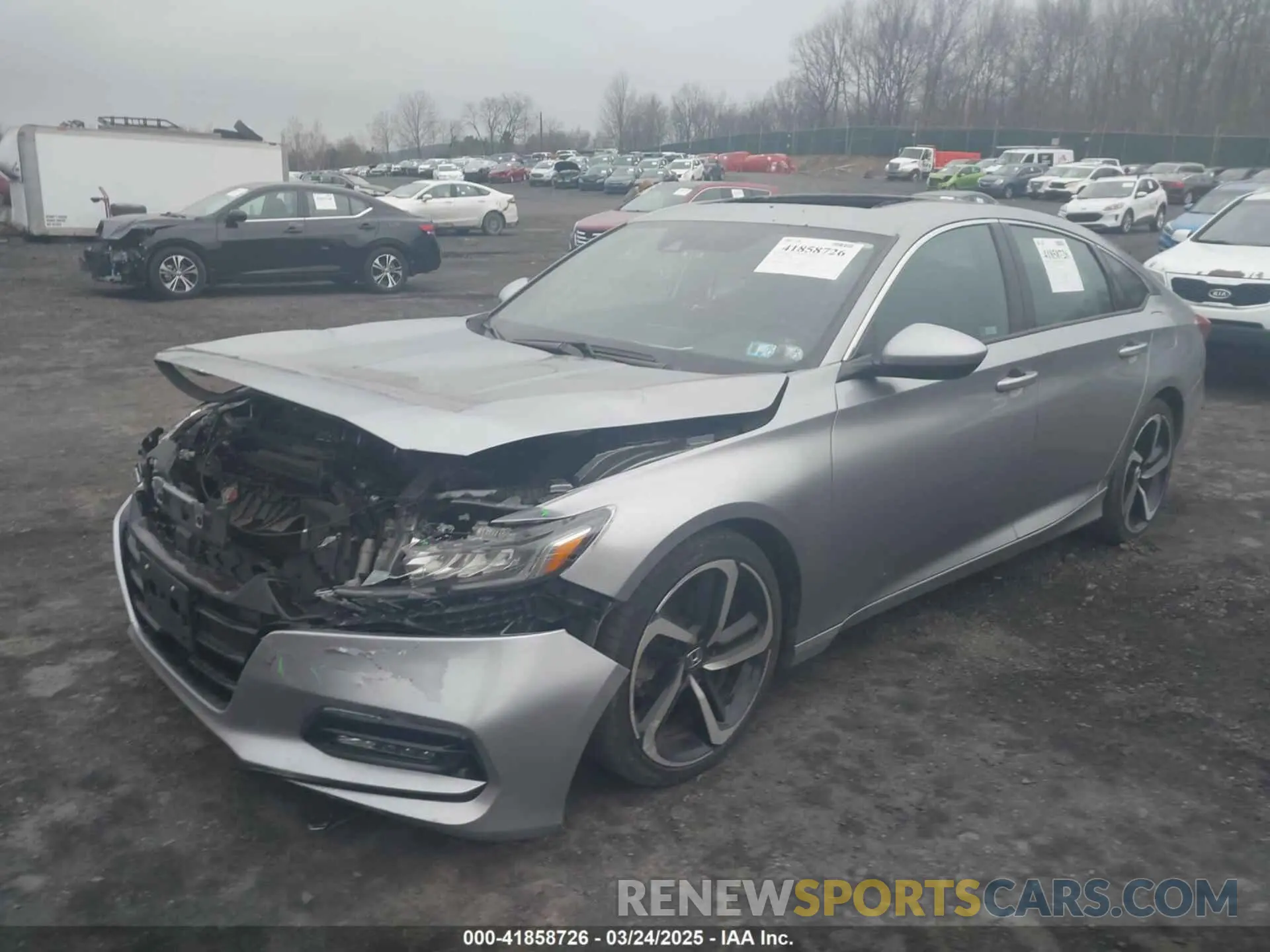 2 fotografías del automóvil dañado 1HGCV2F31LA024268 HONDA ACCORD 2020