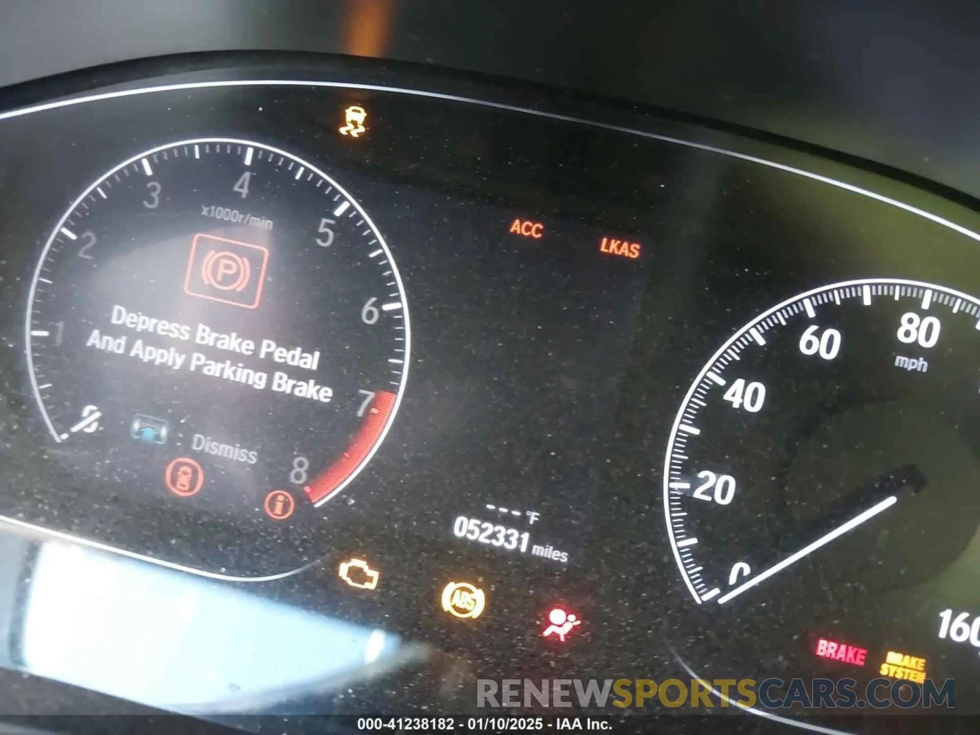 7 fotografías del automóvil dañado 1HGCV2F32LA004742 HONDA ACCORD 2020