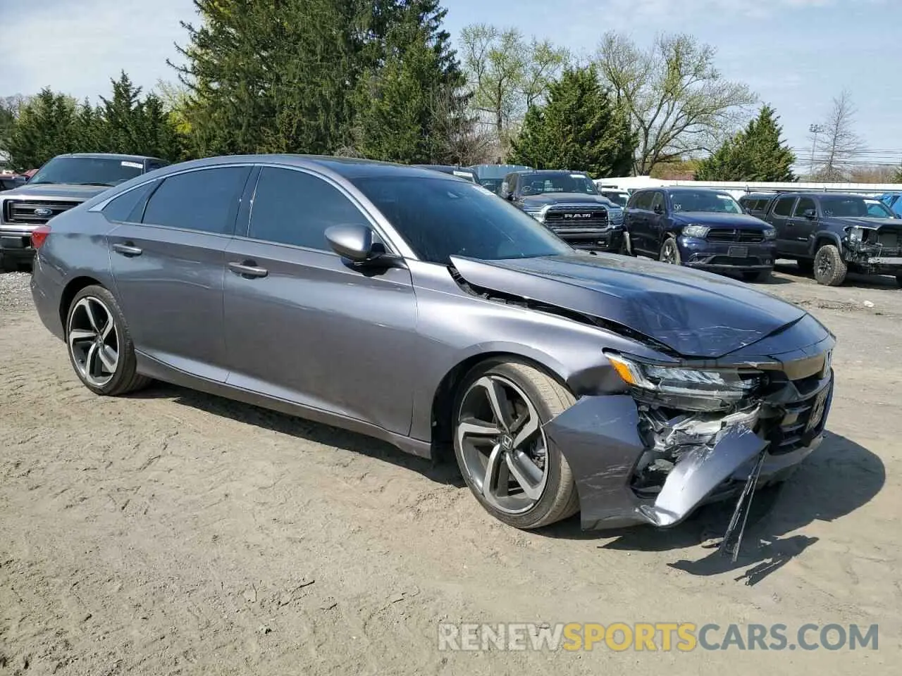 4 fotografías del automóvil dañado 1HGCV2F32LA009018 HONDA ACCORD 2020