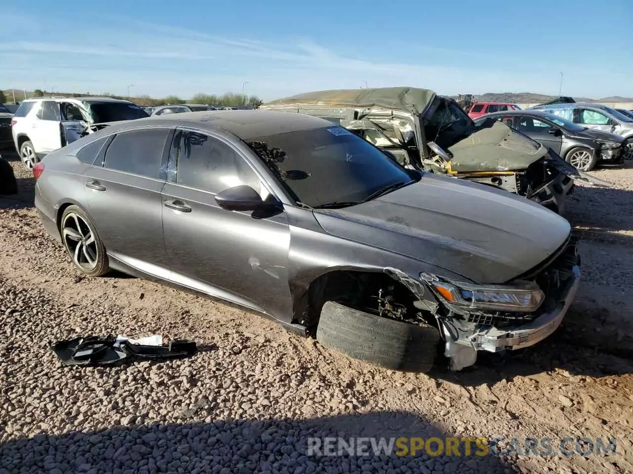 4 fotografías del automóvil dañado 1HGCV2F35LA025326 HONDA ACCORD 2020