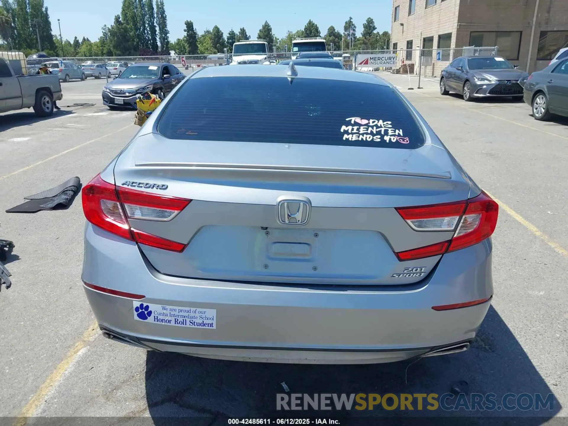 16 fotografías del automóvil dañado 1HGCV2F36LA016277 HONDA ACCORD 2020