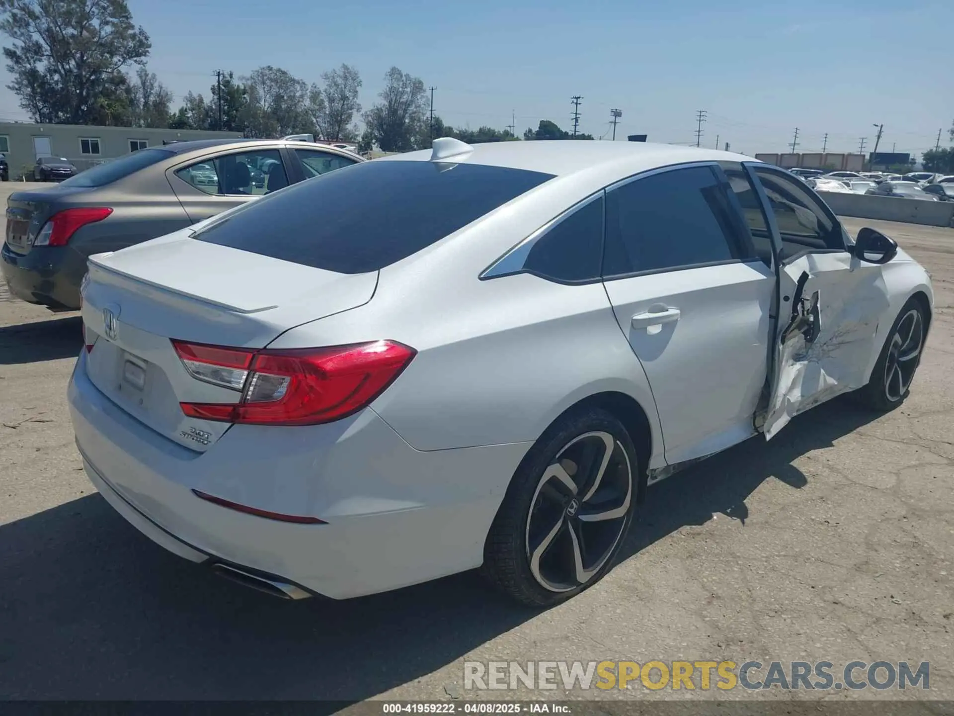 4 fotografías del automóvil dañado 1HGCV2F37LA000766 HONDA ACCORD 2020