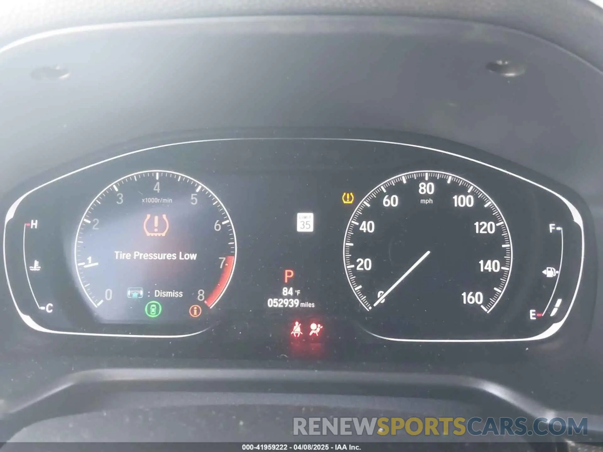 7 fotografías del automóvil dañado 1HGCV2F37LA000766 HONDA ACCORD 2020