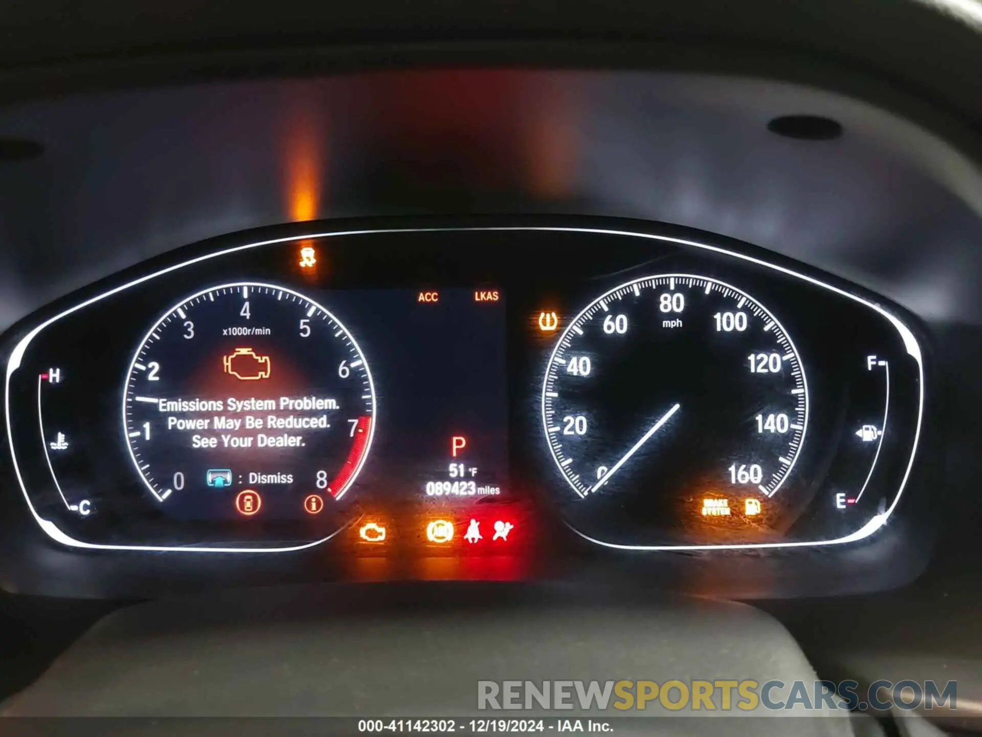 7 fotografías del automóvil dañado 1HGCV2F37LA002453 HONDA ACCORD 2020