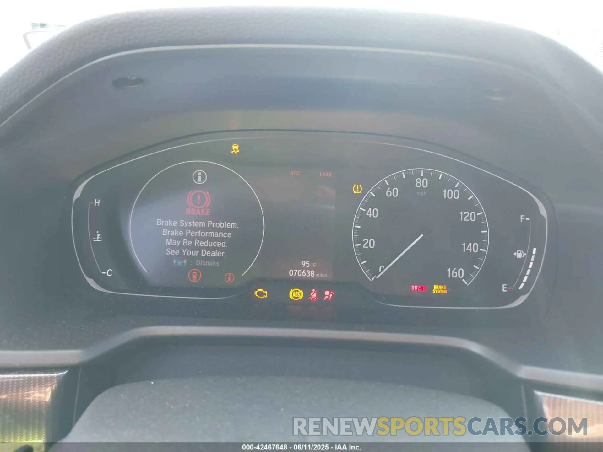 7 fotografías del automóvil dañado 1HGCV2F38LA002221 HONDA ACCORD 2020