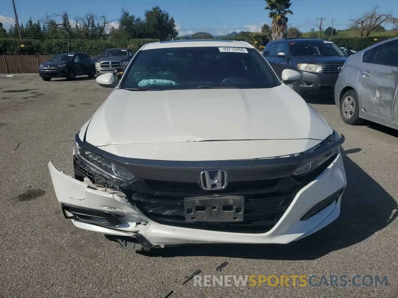 5 fotografías del automóvil dañado 1HGCV2F38LA017575 HONDA ACCORD 2020