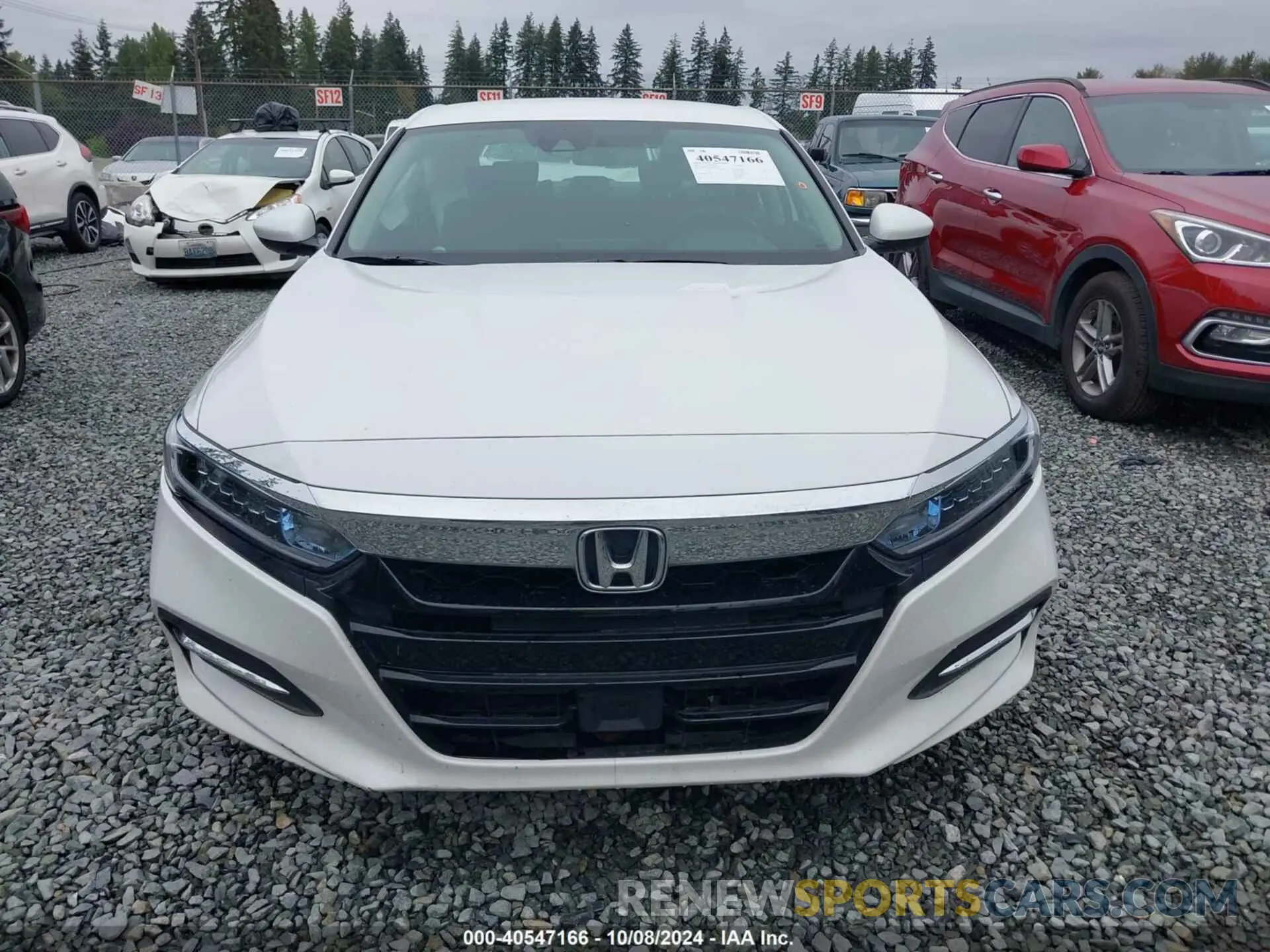 12 fotografías del automóvil dañado 1HGCV3F11LA002209 HONDA ACCORD 2020