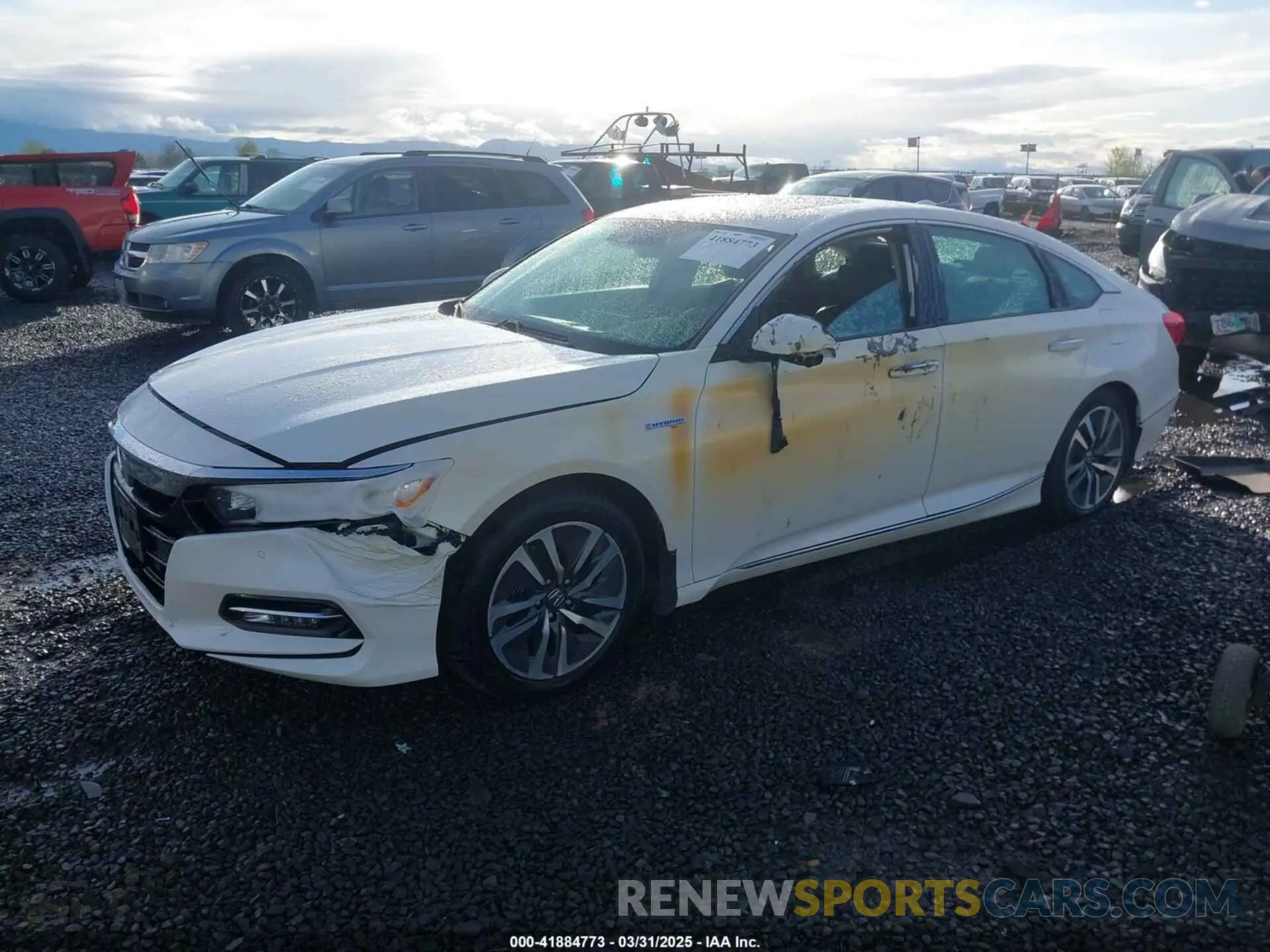 2 fotografías del automóvil dañado 1HGCV3F90LA004121 HONDA ACCORD 2020