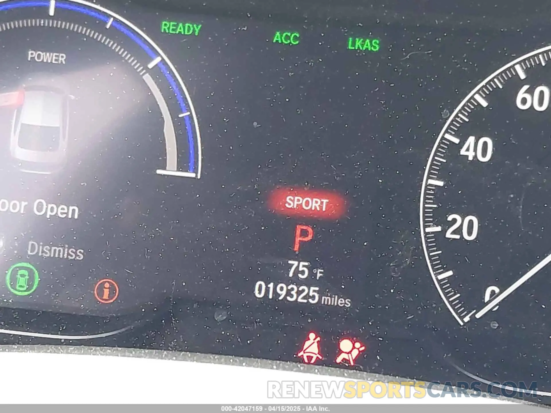 15 fotografías del automóvil dañado 1HGCV3F98LA000043 HONDA ACCORD 2020