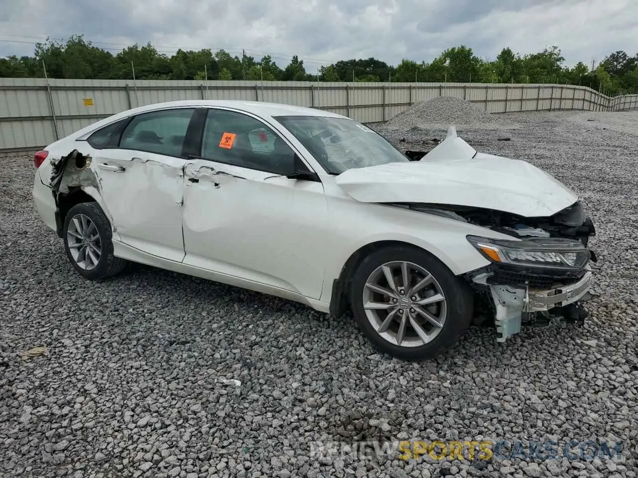 4 fotografías del automóvil dañado 1HGCV1F10MA103912 HONDA ACCORD 2021
