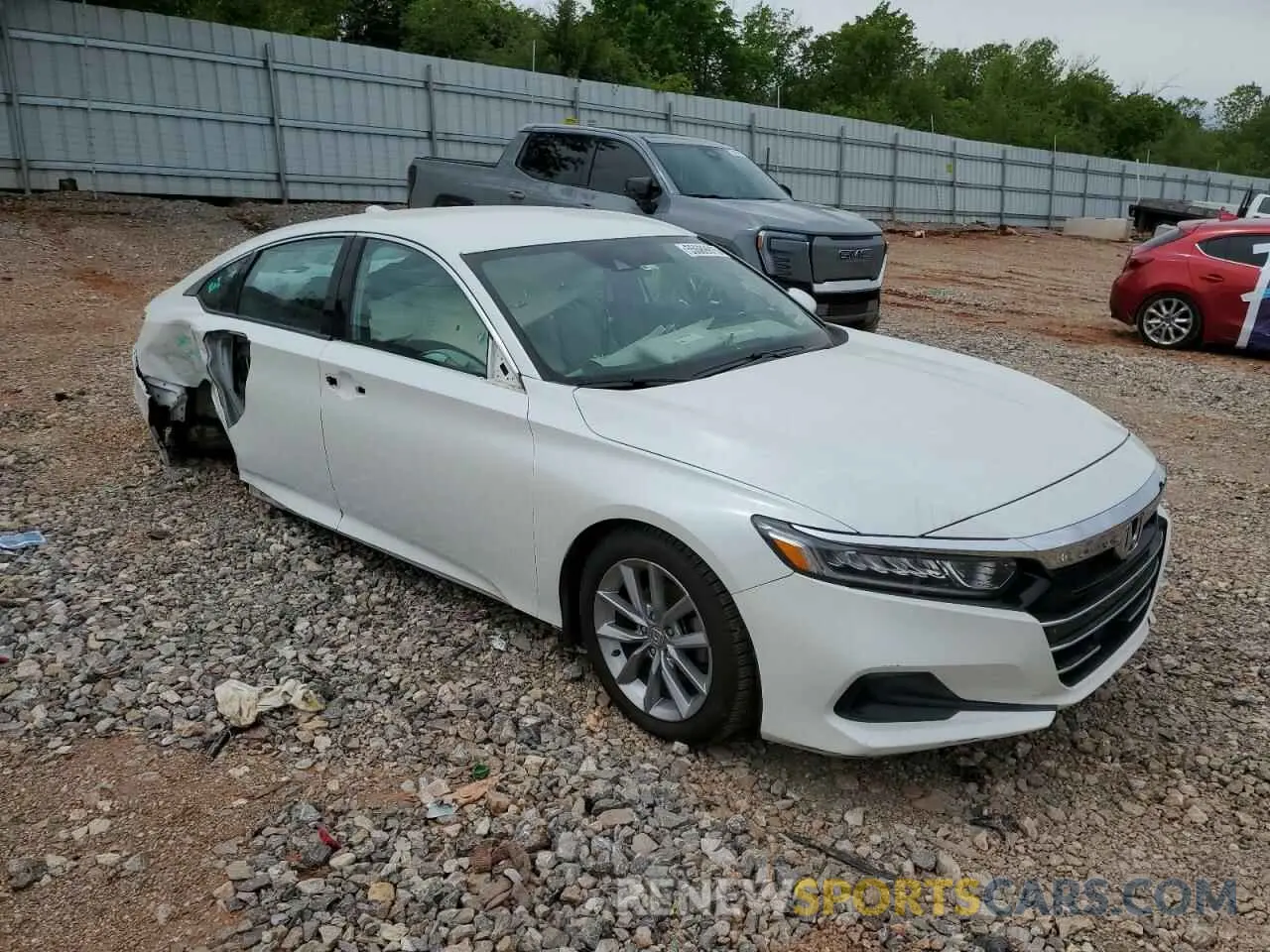 4 fotografías del automóvil dañado 1HGCV1F11MA044448 HONDA ACCORD 2021