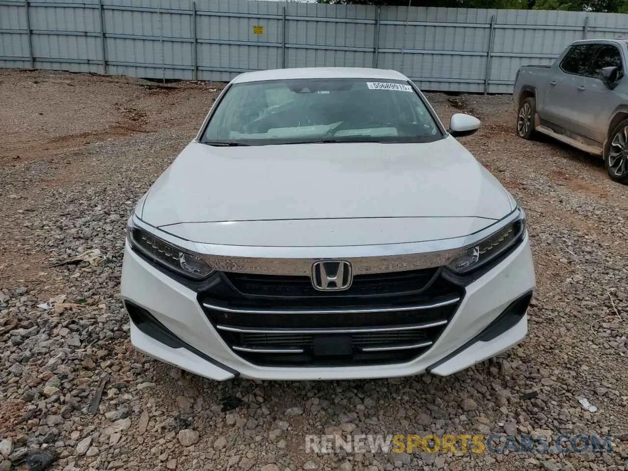 5 fotografías del automóvil dañado 1HGCV1F11MA044448 HONDA ACCORD 2021