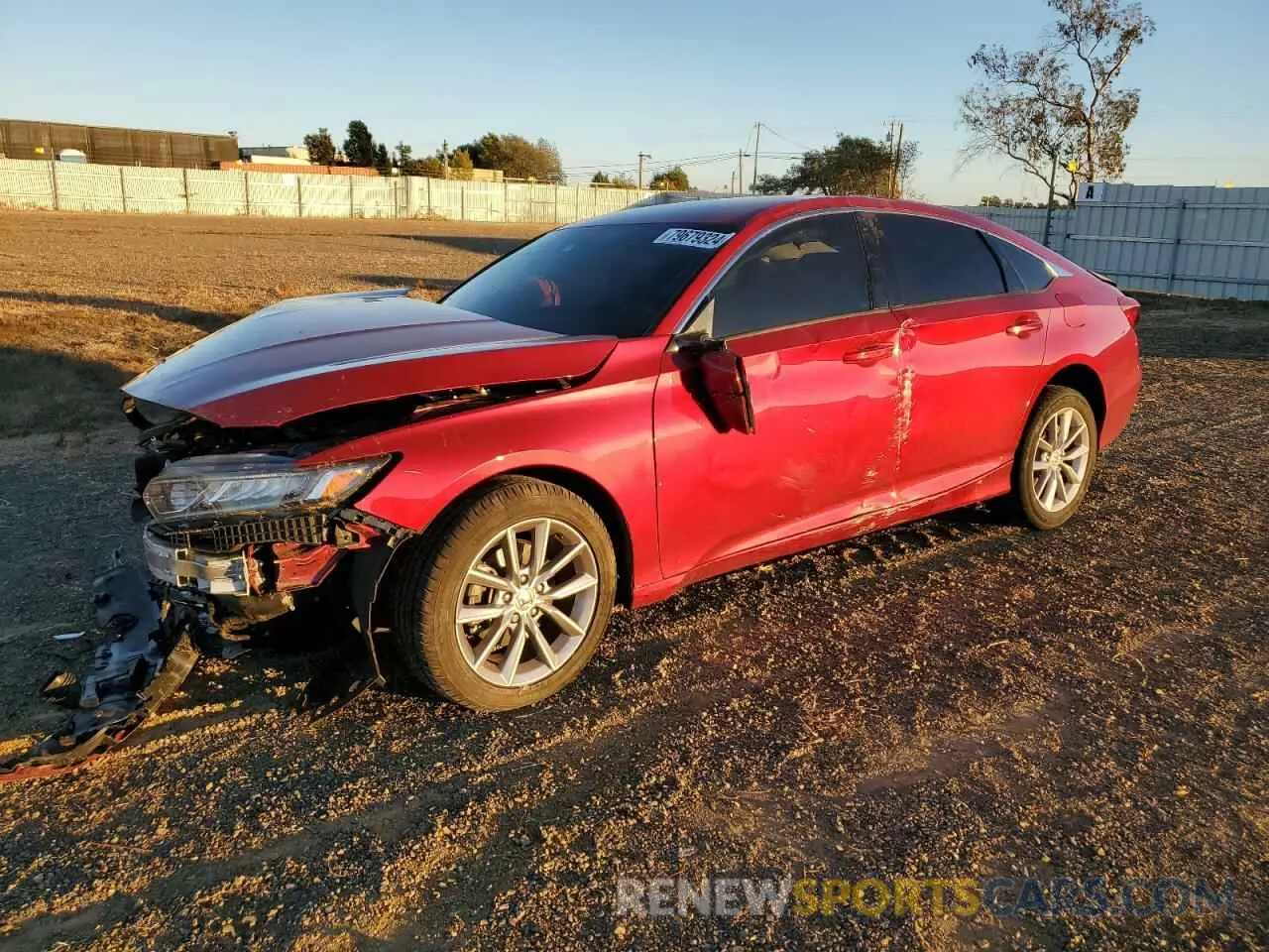 1 fotografías del automóvil dañado 1HGCV1F12MA031014 HONDA ACCORD 2021