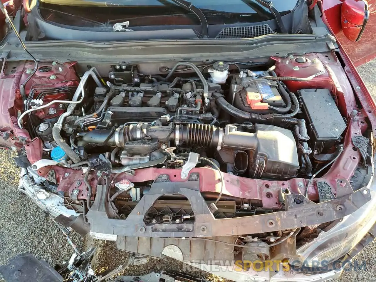 11 fotografías del automóvil dañado 1HGCV1F12MA031014 HONDA ACCORD 2021