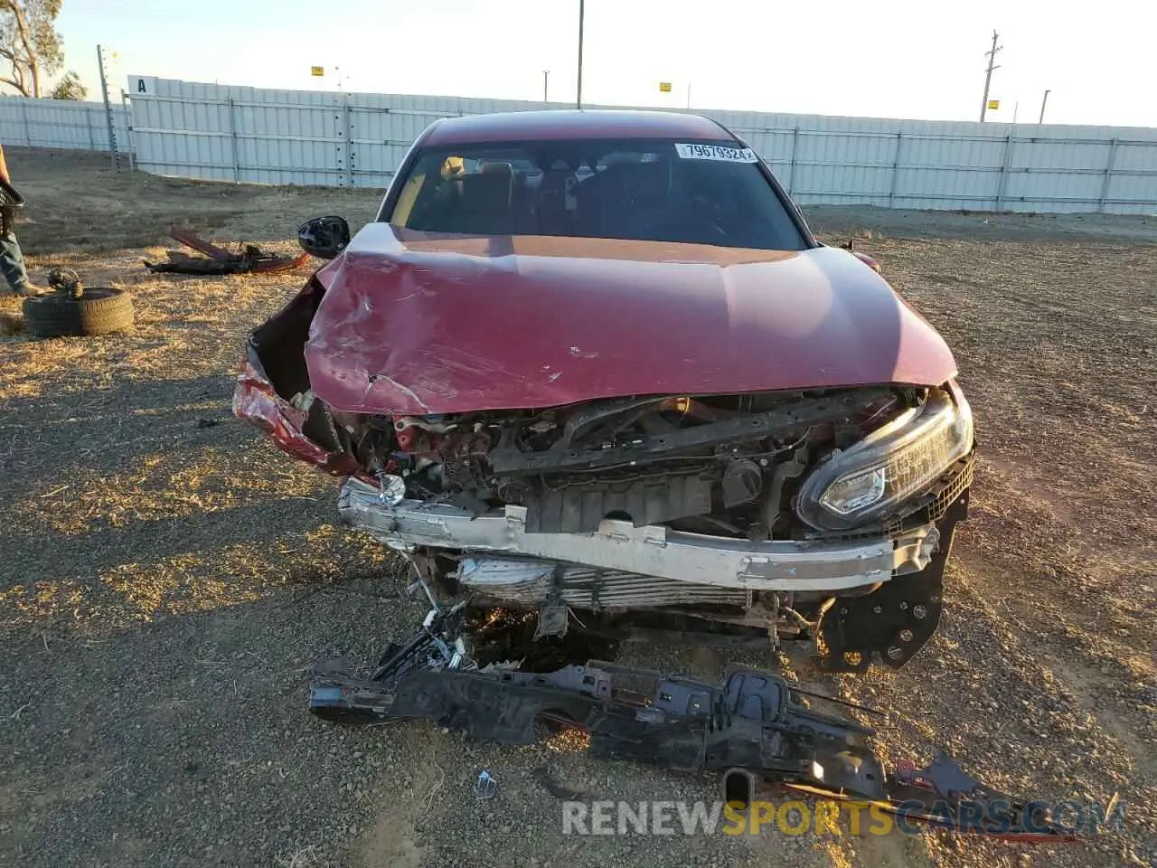 5 fotografías del automóvil dañado 1HGCV1F12MA031014 HONDA ACCORD 2021