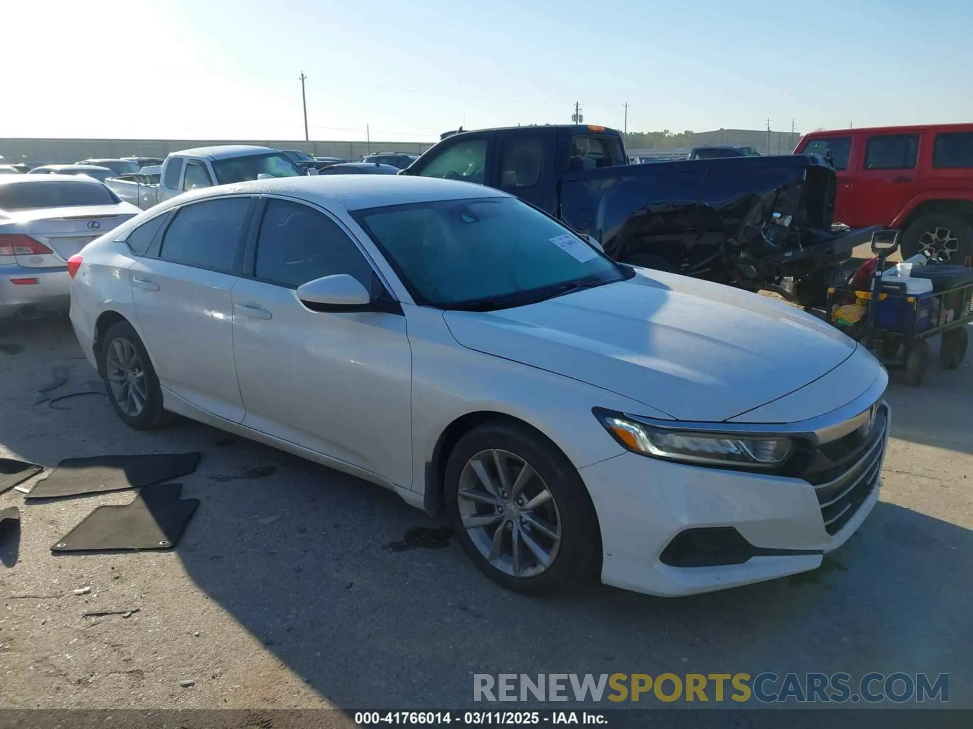 1 fotografías del automóvil dañado 1HGCV1F13MA018580 HONDA ACCORD 2021