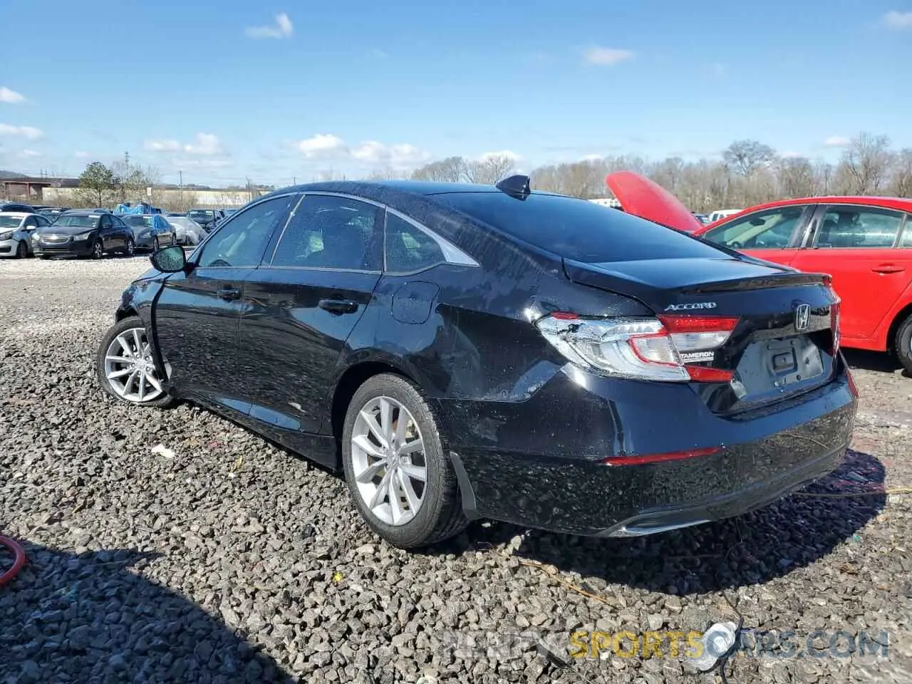 2 fotografías del automóvil dañado 1HGCV1F13MA071750 HONDA ACCORD 2021