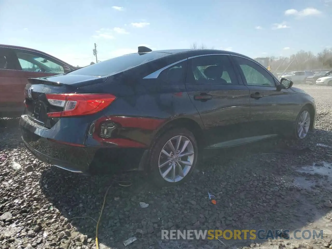 3 fotografías del automóvil dañado 1HGCV1F13MA071750 HONDA ACCORD 2021
