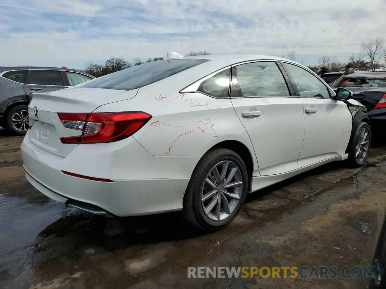 3 fotografías del automóvil dañado 1HGCV1F14MA021570 HONDA ACCORD 2021